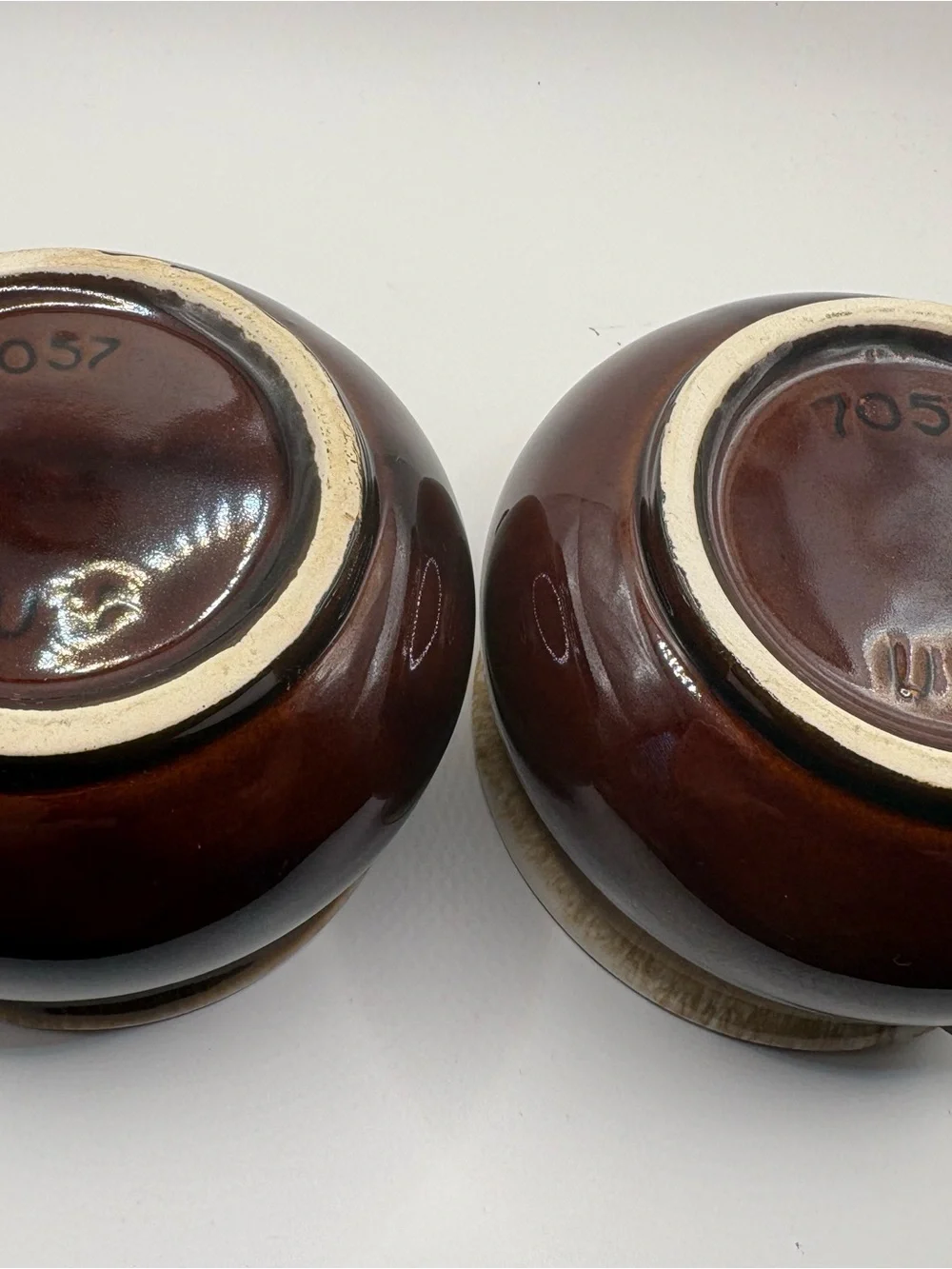 Brown Ceramic Decorative Planter Bowl - Gloss Finish